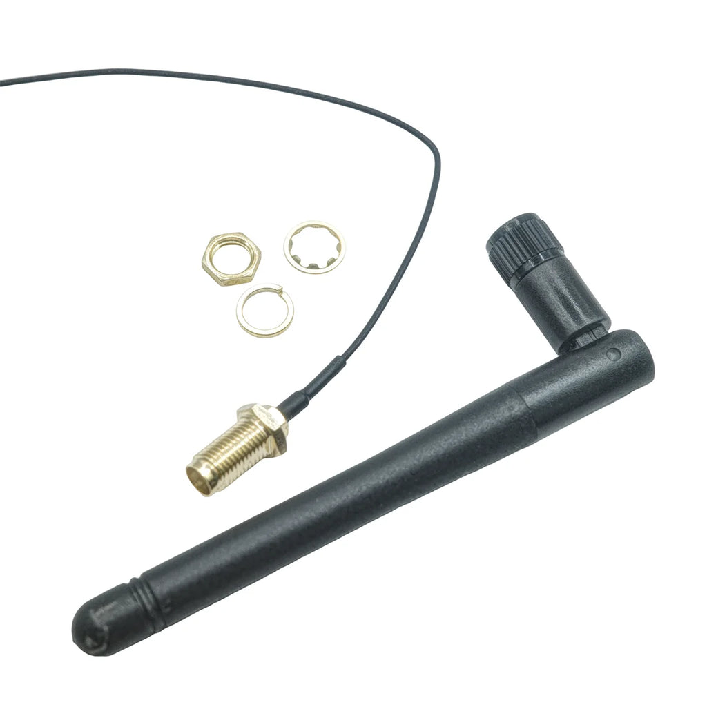 2.4G fold antenna gain 3dbi sma female SMA male pigtail Extension Cable for wifi zigbee 2.4GHZ net card