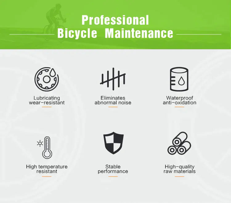 10g 1/3/5pcs Bicycle Lubricating Oil Green Effect Bearing Grease Hub Lubricants Lipid Elements