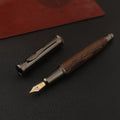 1pc wood Fountain Pen Tiger skin pattern Gun Grey Stationery Office School Supplies new ink pen
