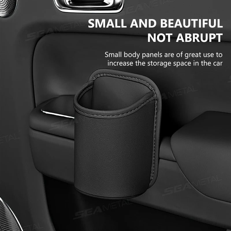 SEAMETAL Universal Car Door Cup Holder Box Back Clip Design Drink Rack Storage Bin Car Seat Back Water Cup Box Organizer Pocket