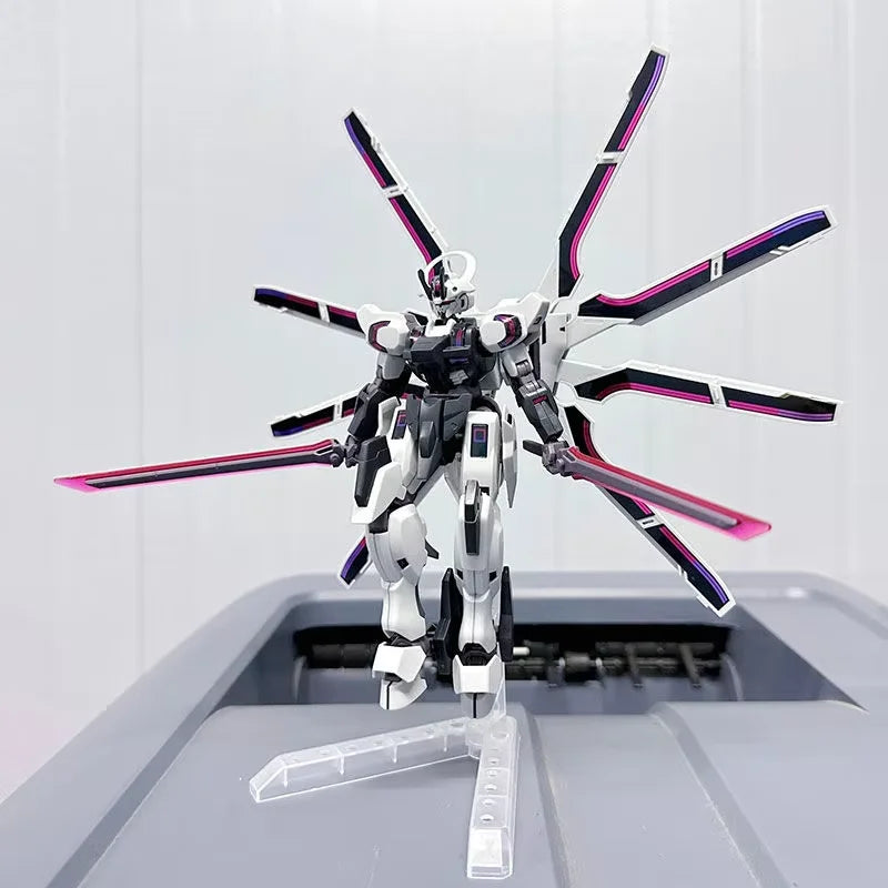 HG 1/144 Schwarzette The Witch From Mercurys Mech Assembly Model Kits Action Figures Desktop Ornament Doll Boys' Puzzle Toy Gift