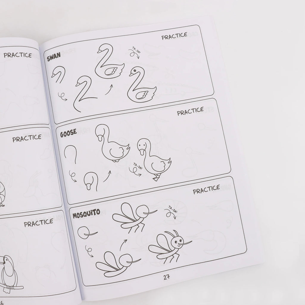 How to Draw Anything for Painting Enthusiast, 300 Cute Step-by-Step Simple Drawings of Adorable Things, Animals, Food, Gifts