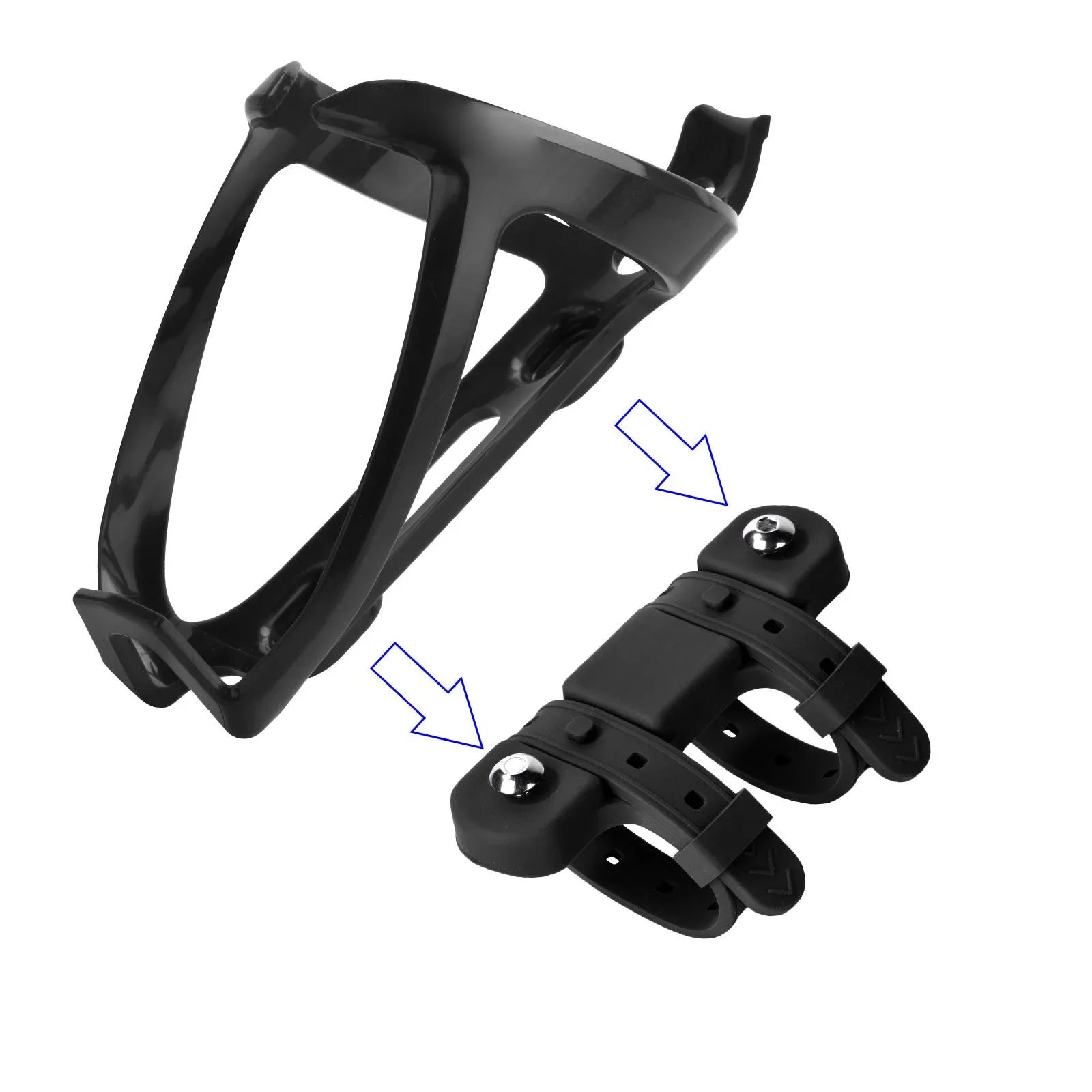 Portable Road Bicycle Water Bottle Cage Adapter Ultralight Universal MTB Bottle Holder Base Electric Bike Kettle Bracket