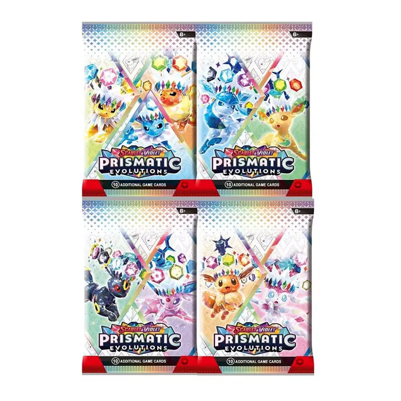 360Pcs English Pokémon TCG Prismatic Evolutions Evolving Skies Scarlet Violet 151 Booster Box Pokemon trade card 36 Pack Box