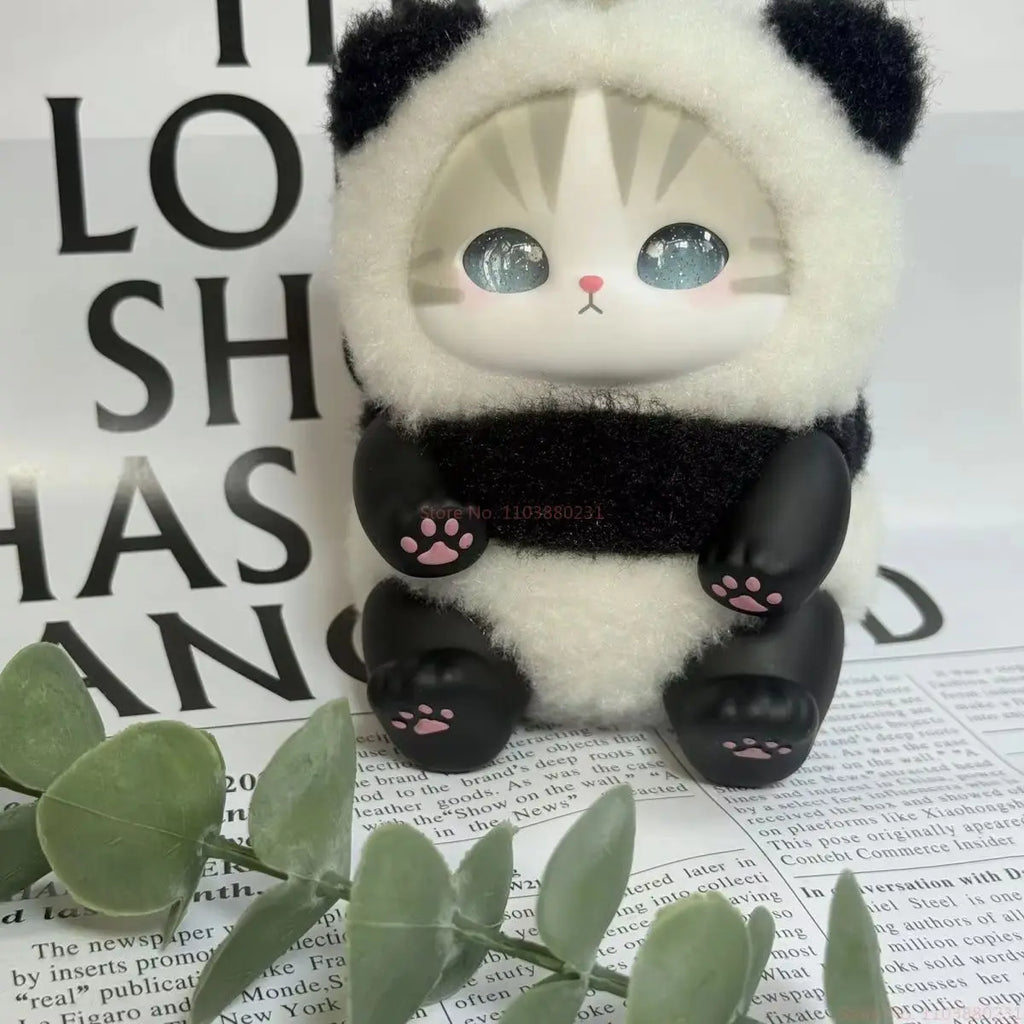 new Mofusand Vinyl Series Toys Shark Cat Surprised Box Toy Ornaments For Kids birthday girl Gift Pendant replica