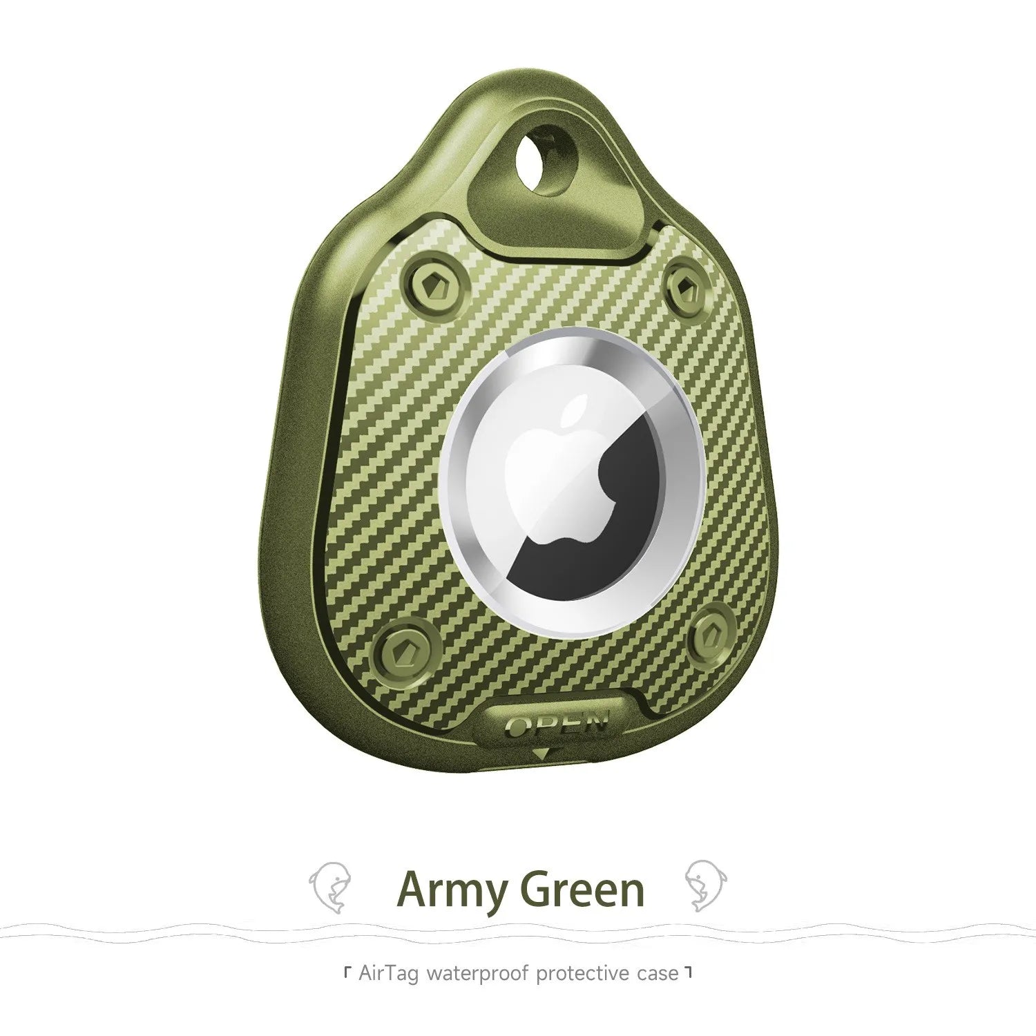 Waterproof Case for AirTag Holder Protective Case Suitable for Apple Location Tracker Airtag Key Pet Three Protection Cover