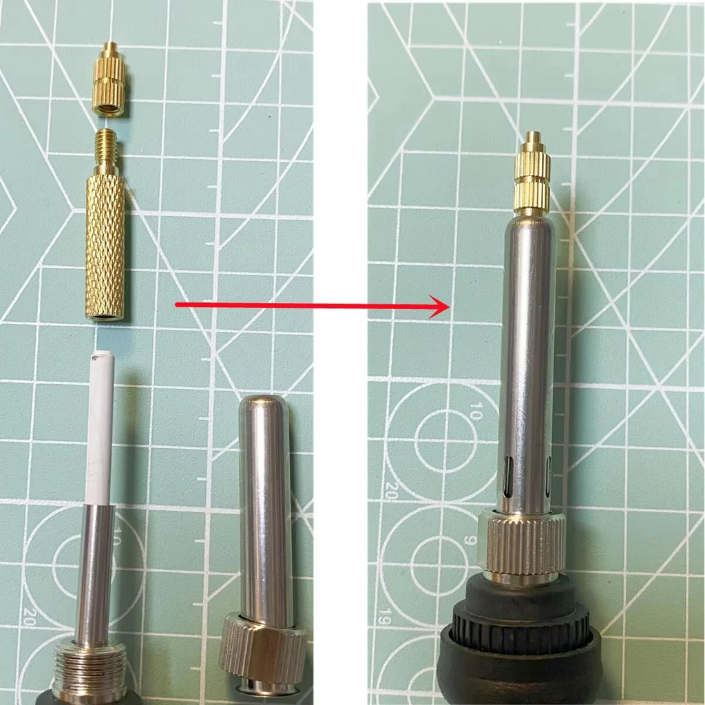 Heat Set Insert Soldering Iron Tip Head M2 M2.5 M3 M4 M5 M6 Hot Melt Insets Nut Brass Embedded Thread Insertion Kit For Plastic