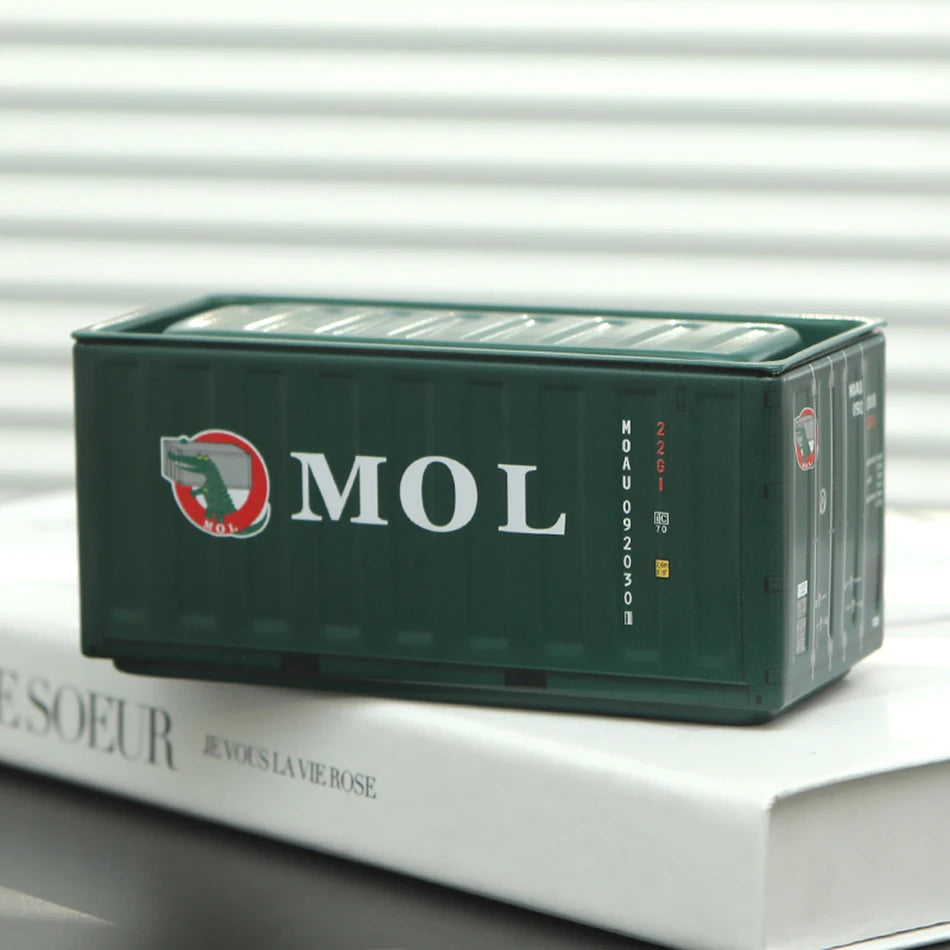 Miniature Storage Display Box Desktop Mini Container Model Mini Iron Storage Box Creative Decoration Collect Small Items Gifts