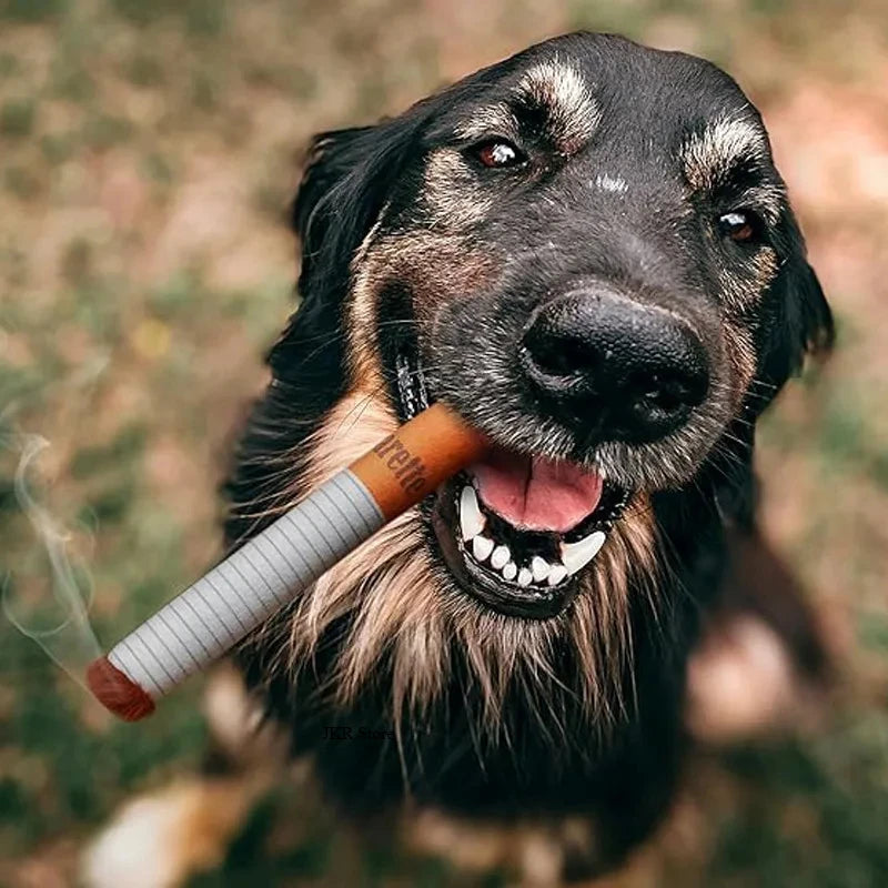 Funny Interactive Plush Dog Toys Creatives Cigarette Design Giggling Chewing Toy for Dog The Perfect Pet Gift for Plays Dogs Toy