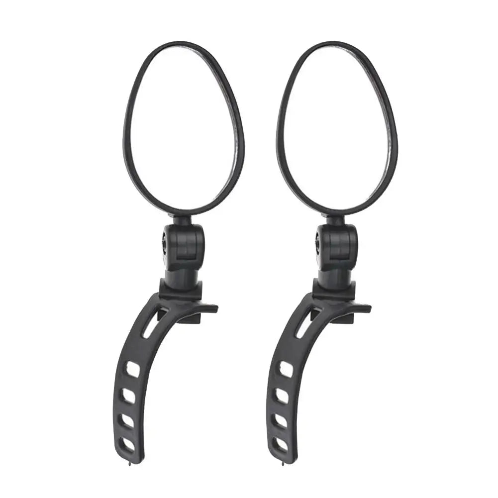 2PC Bike Mirror 360 Degree Adjustable Rotatable Handlebar Mirror Wide Bycicle Accessories Cycling Rear View Mirror Accesorios