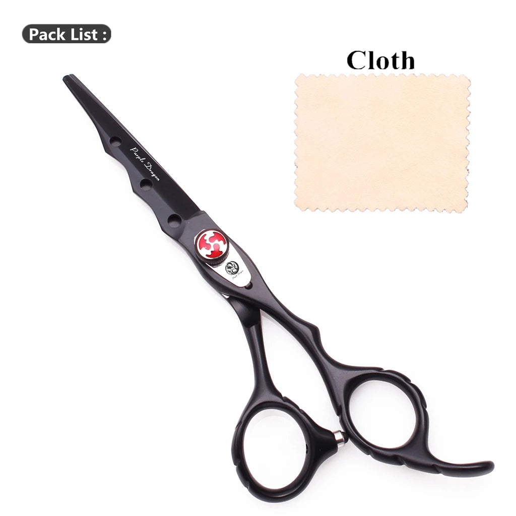 Purple Dragon Hair Scissors Professional 6" Japan Stainless Hair Cutting Scissors Barber Shop Hairdressing Thinning Shears Z1019