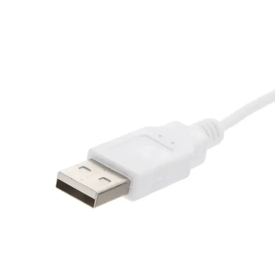 XIKCU White USB Cable Charging Line Suit HF-5 HF-9 HF-6 Oral Irrigator Teeth Water Flosser Power Cord USB Electrical Cord