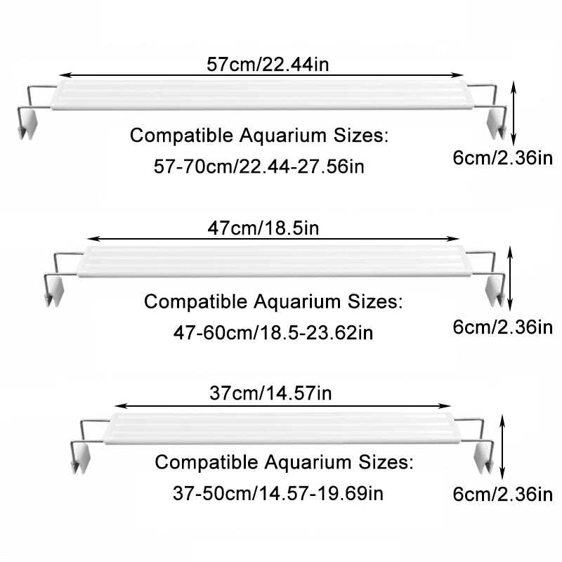 USB Fish Tank Clip Light, Dimmable Color, LED Aquarium Light for Aquatic Plant Grow Landscapes Decoration with Timer Function