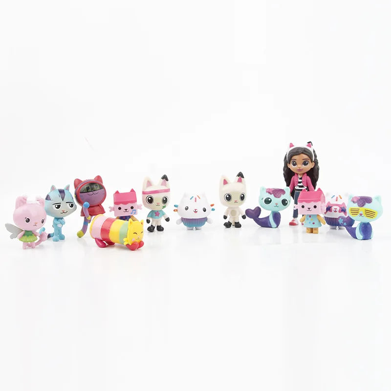 Gabby's Dollhouse Action Figure Toys Cute Doll Collection Cartoon Model