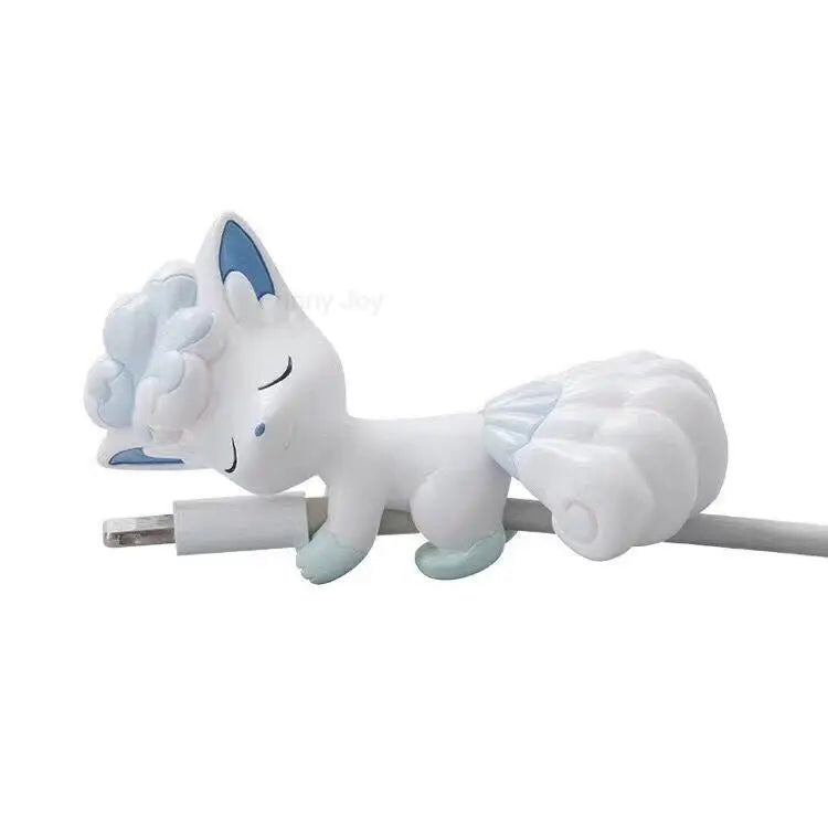 Hot Anime Figure Usb Protective Case Cable Bite Cup Pet Eevee Dolls Cosplay Prop Accessories Toy Gift