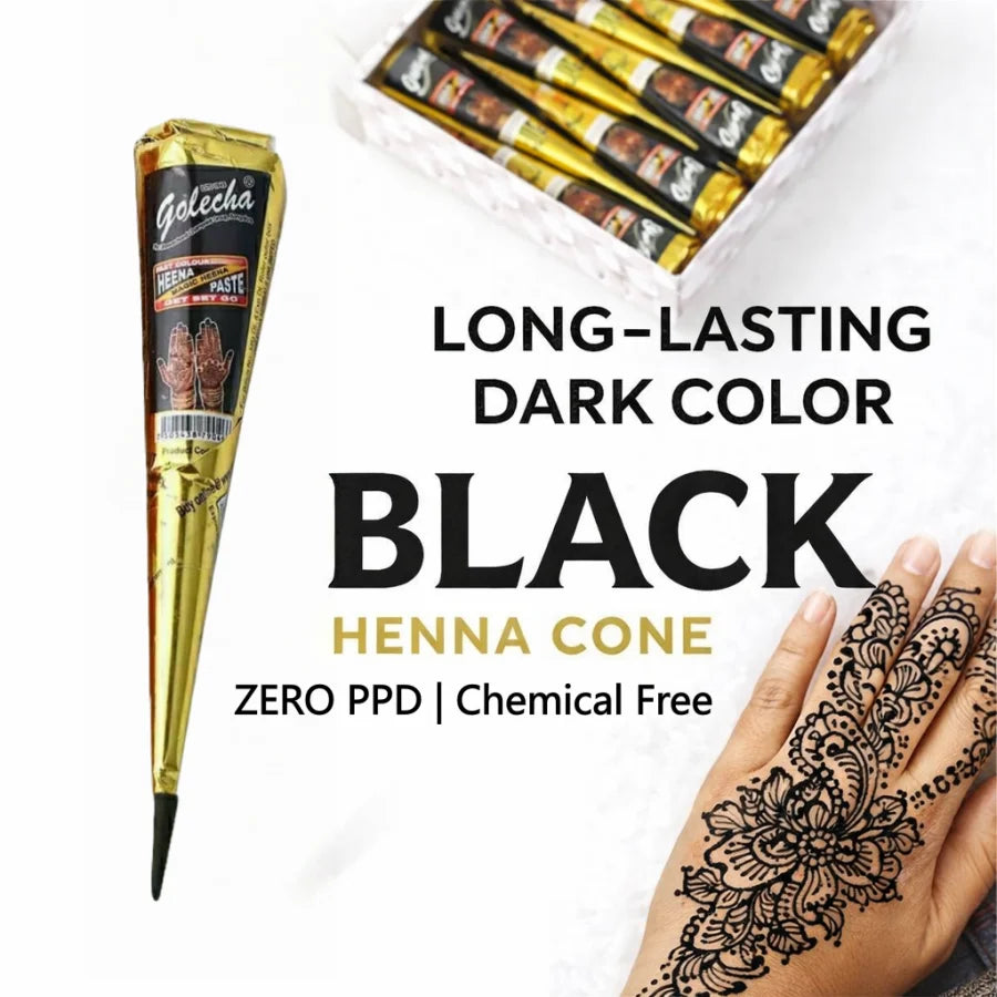 1/3/12pcs henna, brown, black, red, henna, temporary henna ,semi-permanent henna henna art