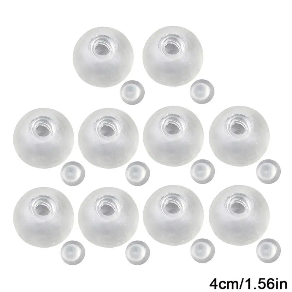 10pcs Creative Sphere Jewelry TRP Casting Molds Tools Diy Handmade Empty Ball Skin Slow Rebound Decompression Slow Rebound Toy