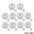 10pcs Creative Sphere Jewelry TRP Casting Molds Tools Diy Handmade Empty Ball Skin Slow Rebound Decompression Slow Rebound Toy