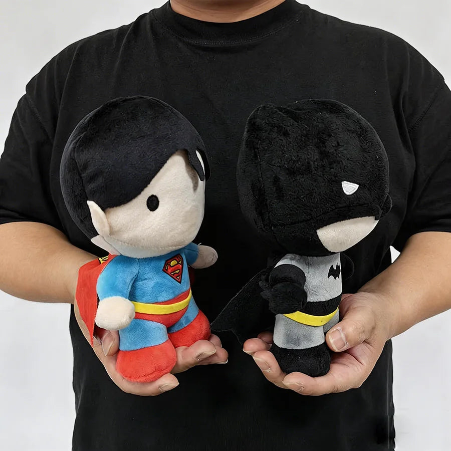 Classic Hero Plush Dolls 20cm Batman Superman DC Comics Justice League Soft Stuffed Toys for Kids Christmas Halloween Gifts