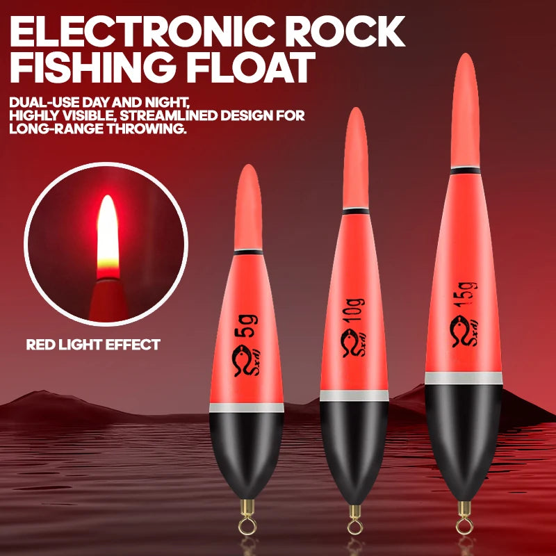 TAIYU 5g/10g/15g Luminous Fishing Night Float High Quality Fishing Floats Lightweight Pressure Resistance Tackle Tool Supplies