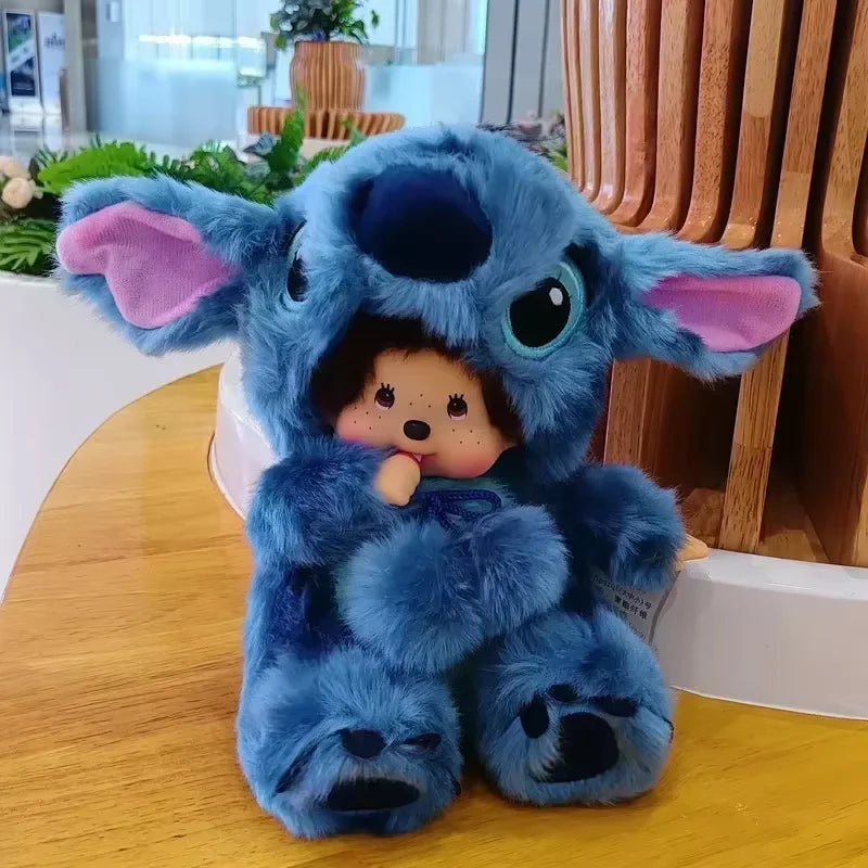 2023 New 20cm Kawaii Cartoon Animation Doll MONCHICHI Children's Birthday Gift Christmas Gift Wedding Supplies Doll