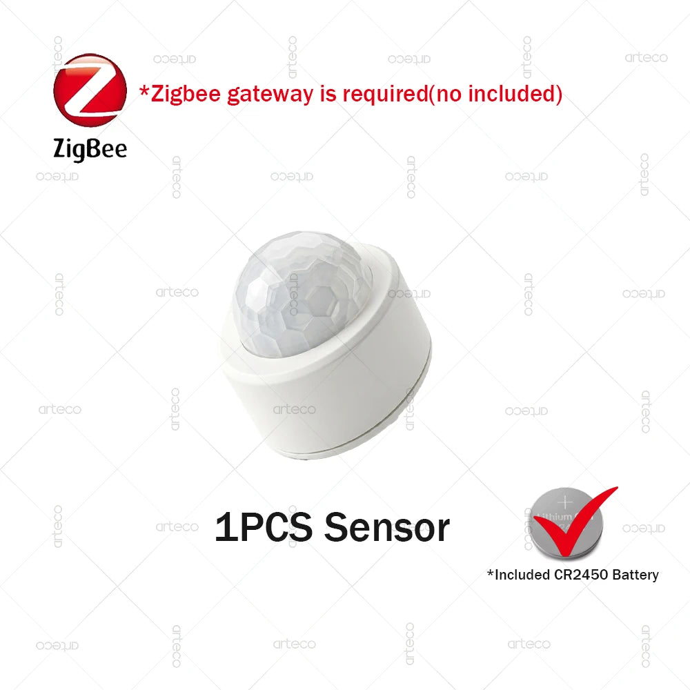 Zigbee 3.0 Mini PIR Motion Sensor Human Body Infrared Detector Security Alarm Support Zigbee2mqtt Home Assistant Need Gateway
