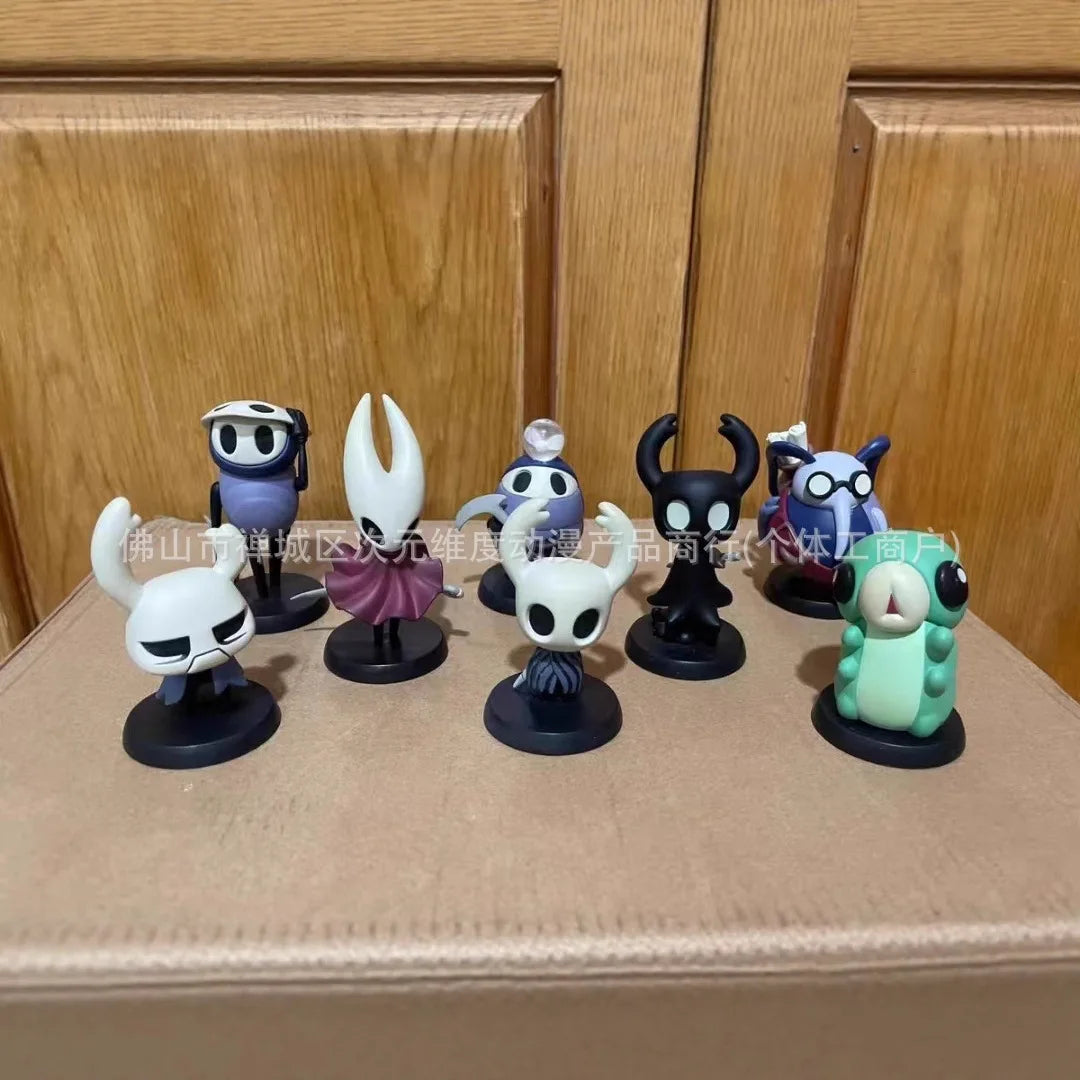 Hollow Knight Silk Song Knight Hornet Grub Zote Quirrel Shade Cornifer Myla Pvc Figures Q Version Collection Model Doll Toy Gift