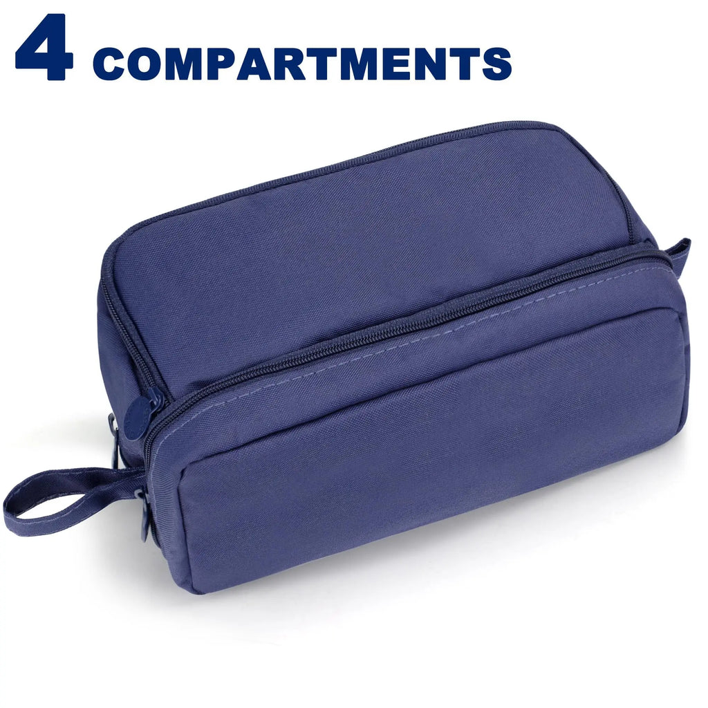 Large-Capacity Portable Pencil Case Minimalist Multi-Compartment Pencil Case Stationery Organizer Desktop Storage Pouch