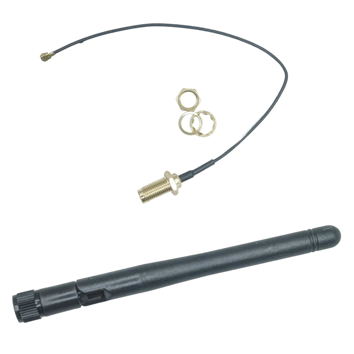 2.4G fold antenna gain 3dbi sma female SMA male pigtail Extension Cable for wifi zigbee 2.4GHZ net card