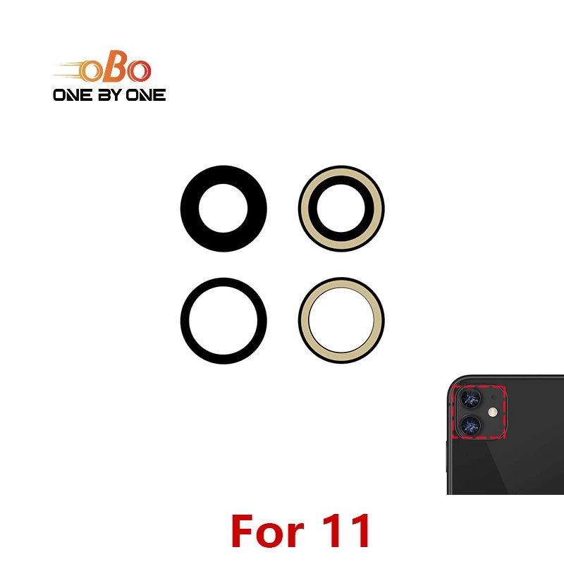 Back Rear Camera Lens Glass For iPhone 7 8 X XR XS 11 12 PLUS PRO MAX MINI Lens Glass with Pre-installed Adhesive Replacement