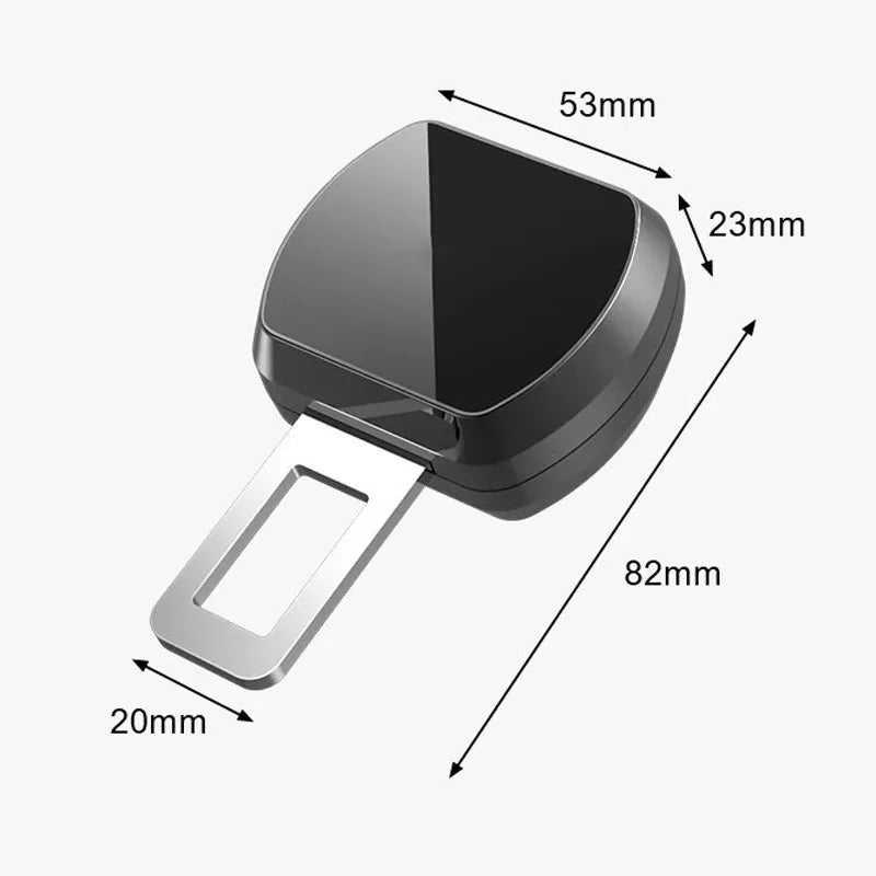 1/2pcs Car Seat Belt Extension Plug Buckle Seatbelt Clip Adjustable Extender For Tesla Jeep Renegade Car Safety Seatbelt Lock