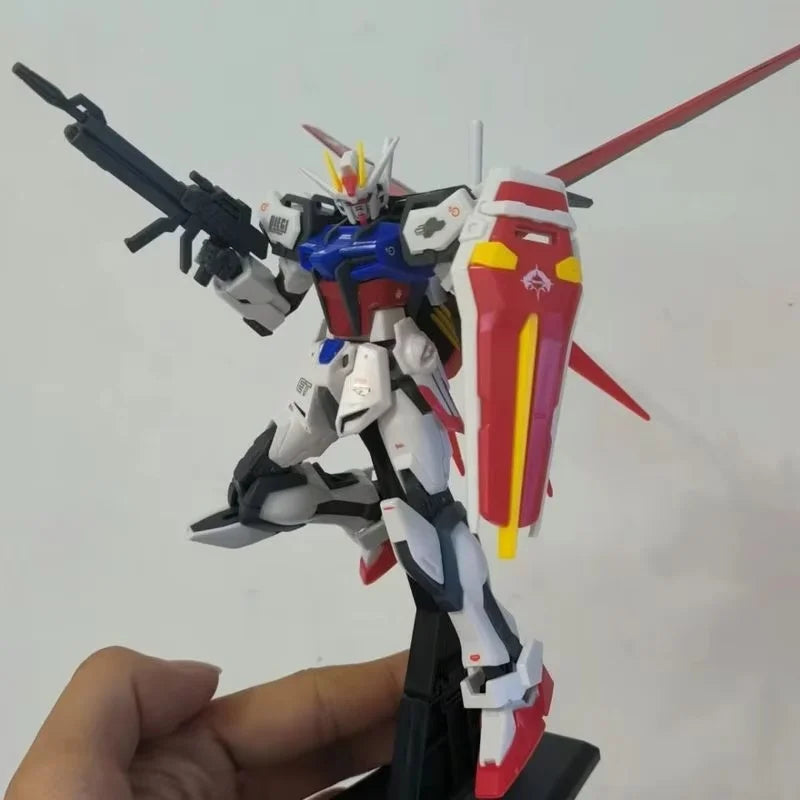 HG 1/144 Strike Dog Fighter GAT-X105 Mech Assembly Model Kits Action Figures Boy Toys Desktop Decoration Gifts Collectible