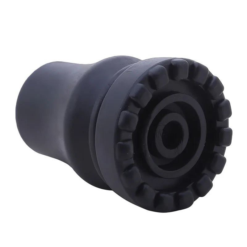 1/3/5pcs Rubber Pad Cap Non-Slip Walking Stick Crutch Cane Bottom Pads Cover Protector Climbing Hiking Trekking Pole Tip