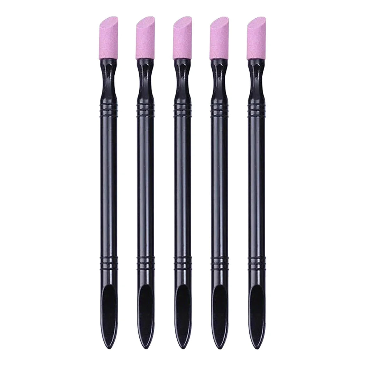 Wholesale1pc/5pcsNail File Cuticle Stone Pusher Nail Sanding Sticks  Nail Art Pen Cuticle Remover Trimmer Buffer Manicure Tools