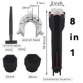 8 In 1 Flume Wrench Anti-slip Kitchen Sink Repair Tools Bathroom Faucet Assembly Key Plumbing Installation Wrench
