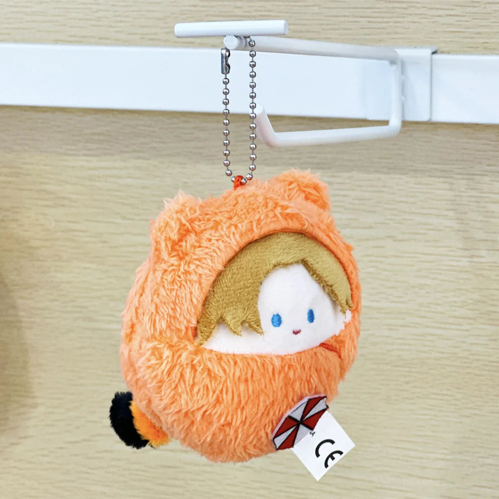 10cm Biohazard Resident Evil Leon S. Kennedy Plush Toys Cute Soft Stuffed Keychain Dolls For Kid Birthday Christmas Gift