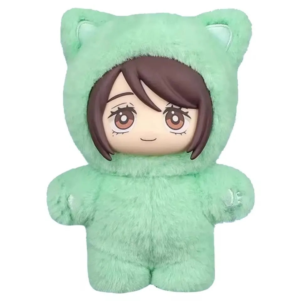 2025 Eaki Jujutsu Kaisen Season 2 Cat Park Party Gojo Satoru Blind Box Plush Wrist Bag Pendant Model Collection Christmas gift