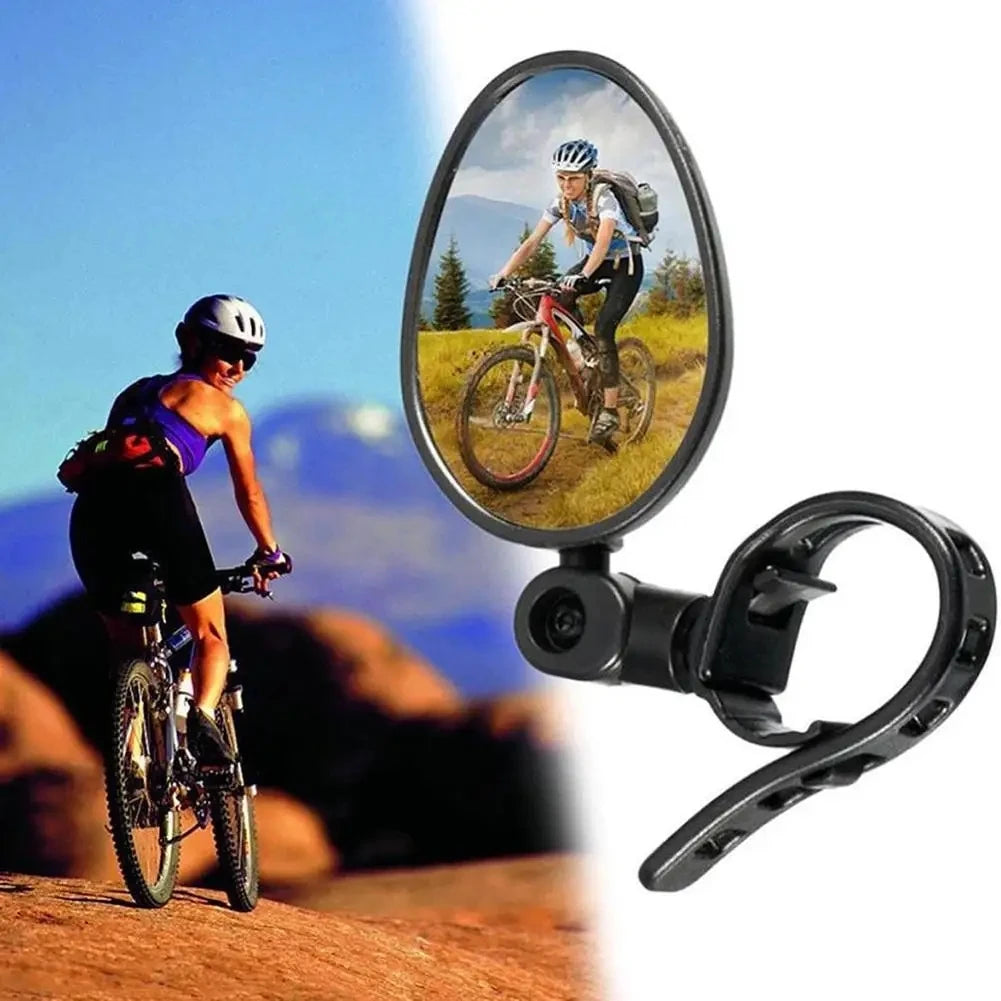 Bicycle Rearview Mirror 360 Rotate Adjustable Bike Rear View Mirror Wide-Angle Road Cycling Handlebar Universal MTB Accessories