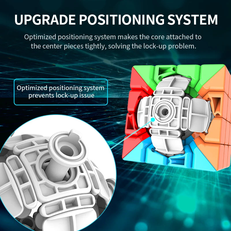 MoYu Meilong4 4x4x4 Magic Cube Meilong Stickerless Speed Cube Puzzle Children Gift Adult Educational Professional Fidget Toys