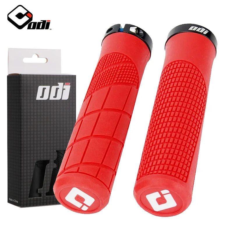ODI Bicycle Grips MTB Lock-on Shockproof Bike Handlebar Cover Anti-Slip Mountain Bike Folding Balance BMX DH Cycling Accessories