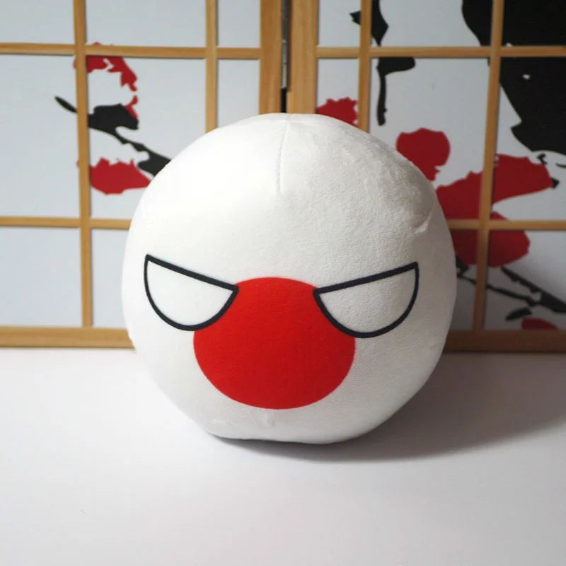 10cm Cute Countryball Polandball Plush Stuffed Dolls Anime Short  Toys Mini Pillow Bag Key Ring Pendant Cosplay Gifts