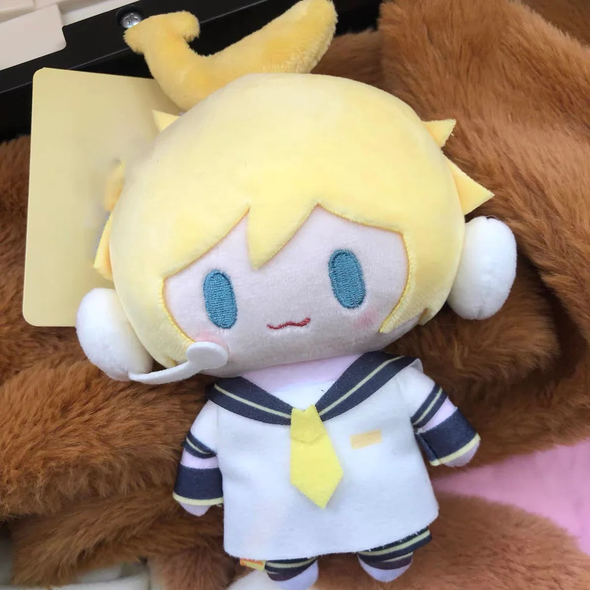 Hatsune Miku Plush Toys Keychain Kagamine Len Rin Backpack Charm Anime Peripheral Cute Stuffed DollBag Decoration Birthday Gifts