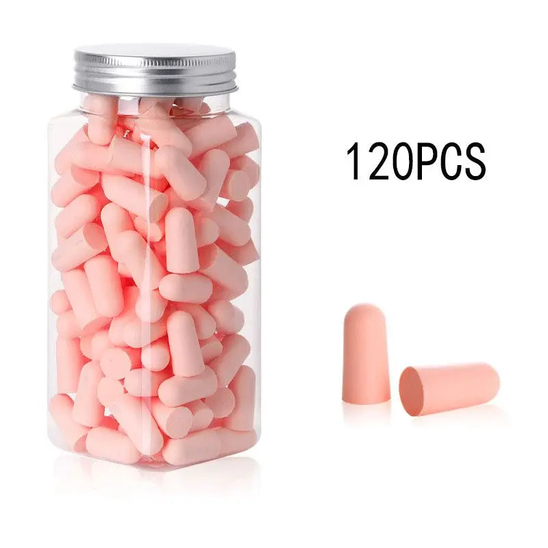 24/60/120 Pcs Bullet Type Foam Earplugs Anti-Noise Abatement Sleeping Ear Plug Mulitcolor