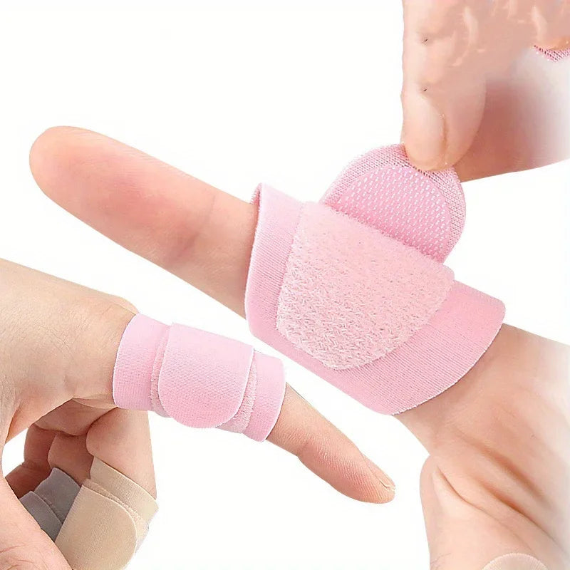 5PC Adjustable Finger Splint Brace for Arthritis Pain Relief Reusable Straightening Corrector Protective Finger Strap