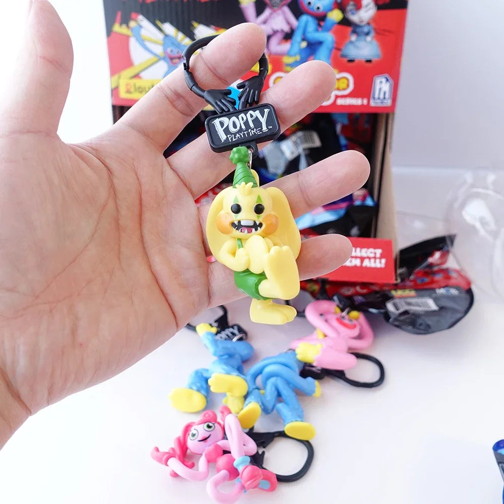 Genuine Capsule Toys Blind Bag Doll Pendant Blue Pink Yellow Cat Enjoyable Hand Puppet Tide Plays Gashapon