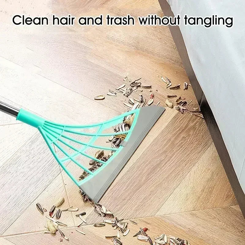 Silicone Magic Rubber Broom Mop Hand Dust Brooms Home Floor Cleaning Squeegee Wiper Toilet Bathroom Mops Witches Tools