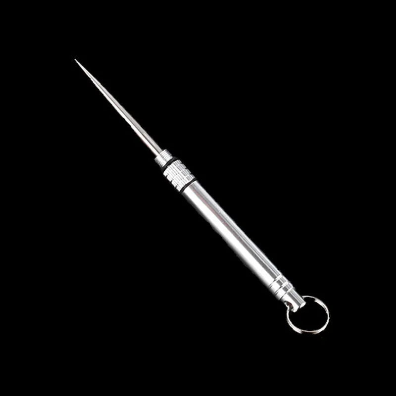 Outdoor Pocket Toothpick Titanium EDC Portable Mini Toothpick Fruit Fork Camping Tool Toothpick Tube Is More Durable Than Floss