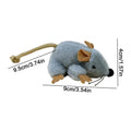 Plush Cat Toy Mouse Realistic Moving Tail with Sound Interactive Kitten Toys for Indoor Cats Hunting Game Play Pet Supplies