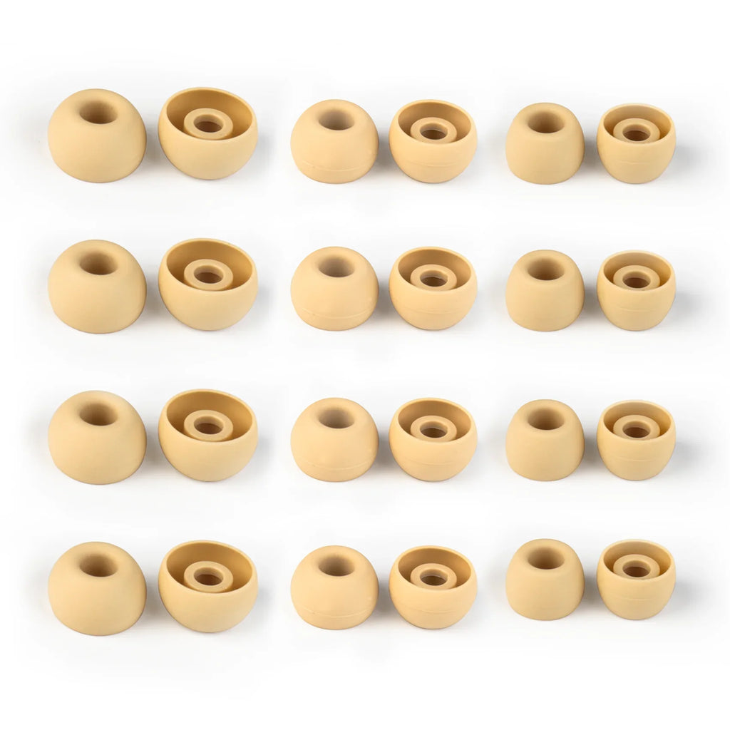 KBEAR 4540 coffee Silicone Eartips Ergonomically Designed Earcap Optional XS/S/M/L size and combination set Comfortable Earmuffs