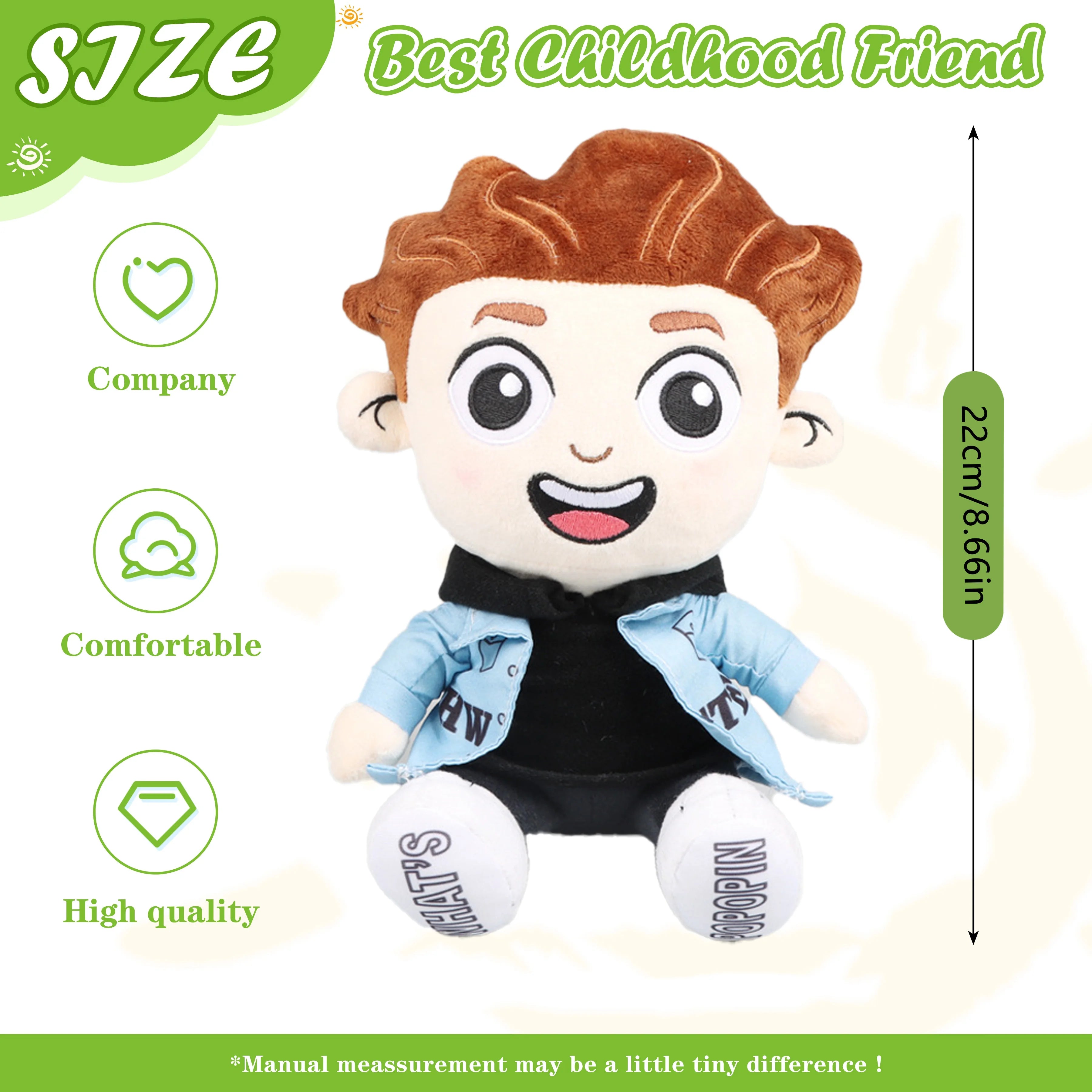 22cm Caylus Plush Toy Cute Cartoon Figure Plush Doll Game Character Plush Toys Kawaii Gift Toy for Gaming enthusiast Kids Gifts
